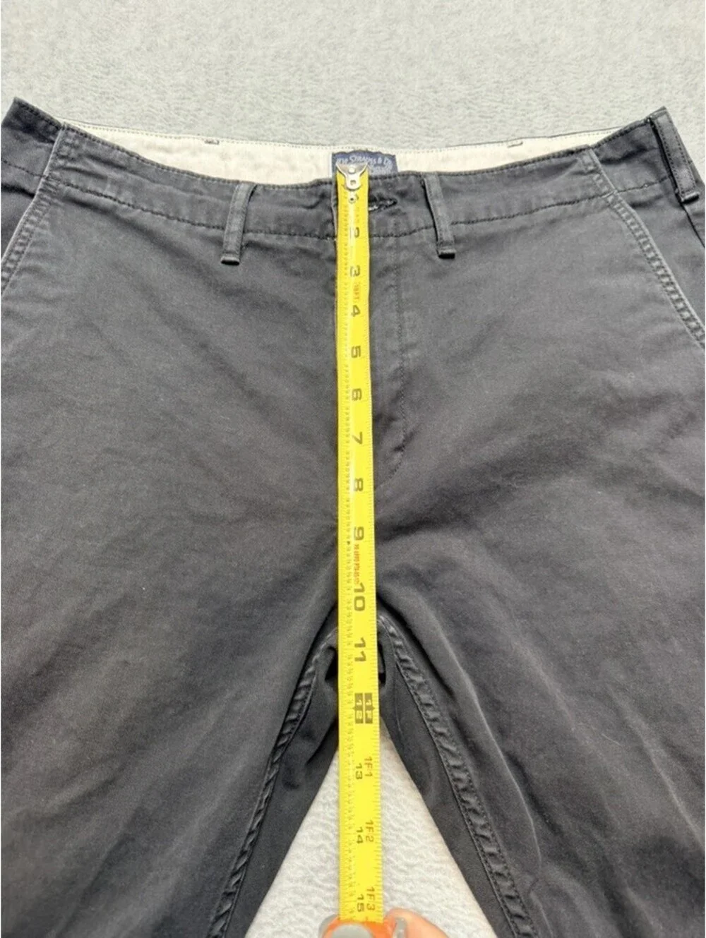 Levi's Mens Chino Pants 32x34 Black Flat Front Casual Work CW-4918